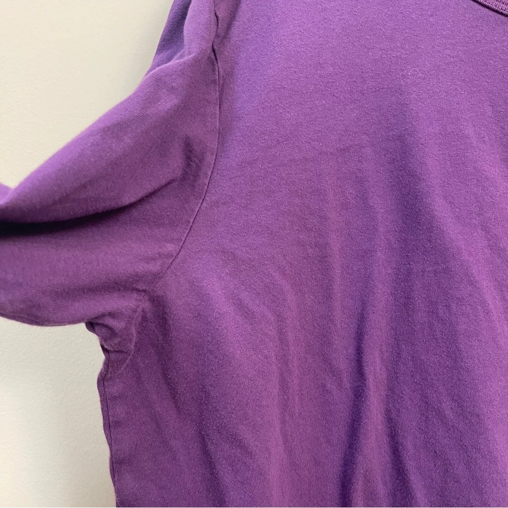 American Eagle Men’s Purple Long Sleeve Graphic T-Shirt in size Large - Picture 6 of 7
